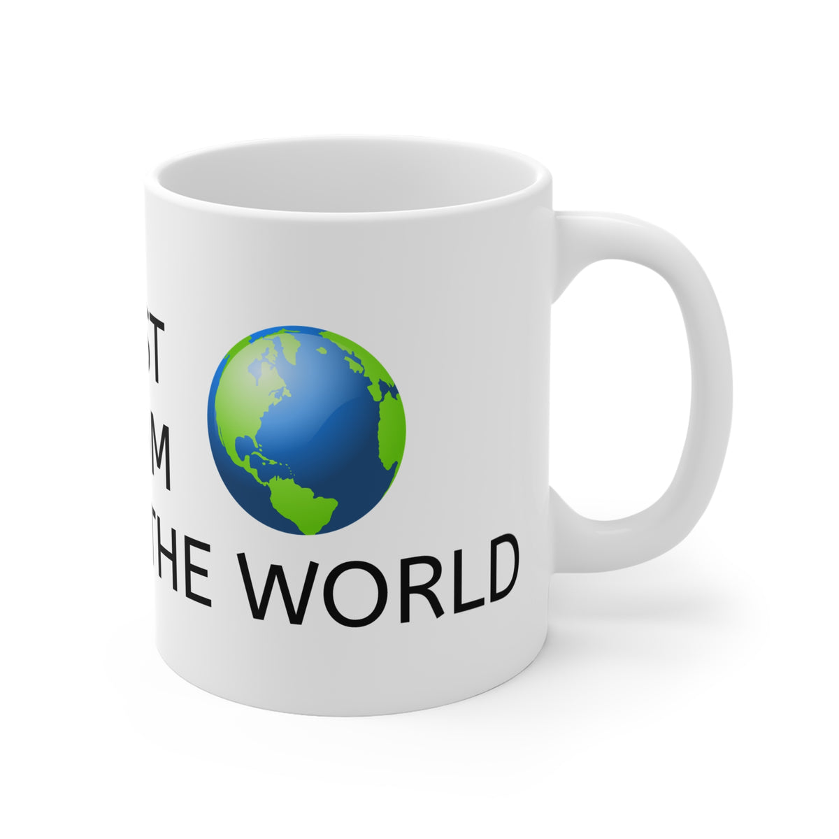 Best Mom in the World 11oz Coffee Mug — Earth Graphic Mother’s Day Gift