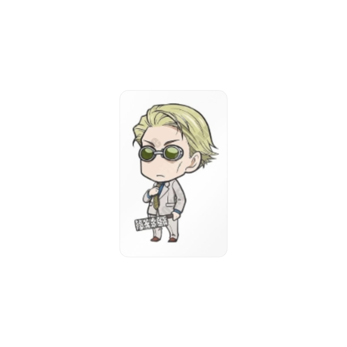 Chibi Kento Nanami Vinyl Sticker — Kiss-Cut Decal for Laptops, Water Bottles & Windows